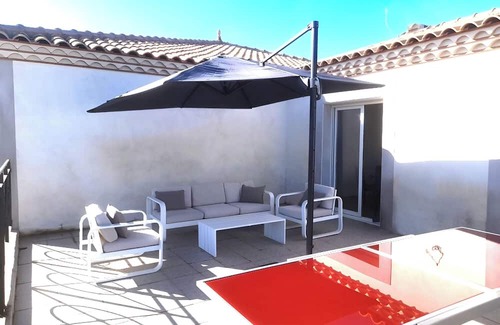 Vic-la-Gardiole Appartement | Cosy apartment with spacious terrace
