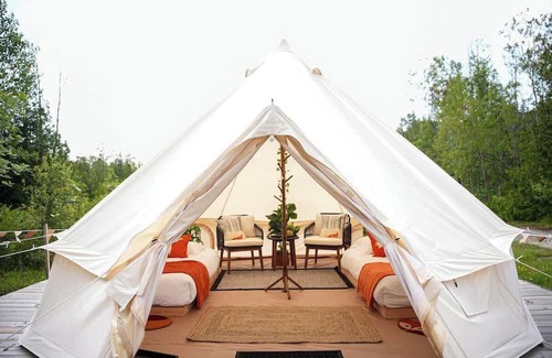 Miller Lake Maison | "Fox's Den" Glamping Tent