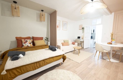 Romilly-sur-Seine Appartement | Magnificent renovated Studio downtown 3pers wifi