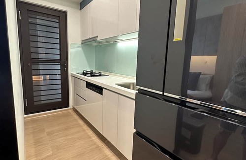 Tamsui Appartement | Spacious 3-bedroom apartment with WiFi, fitness room in New Taipei City