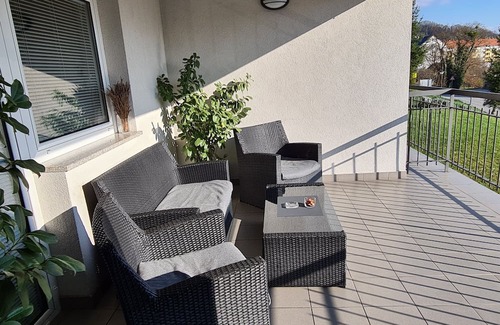 Krapinske Toplice Appartement | Appartement d'une chambre avec le balcon les Bains de Krapina - Krapinske Toplice, Zagorje (A-24225-a)
