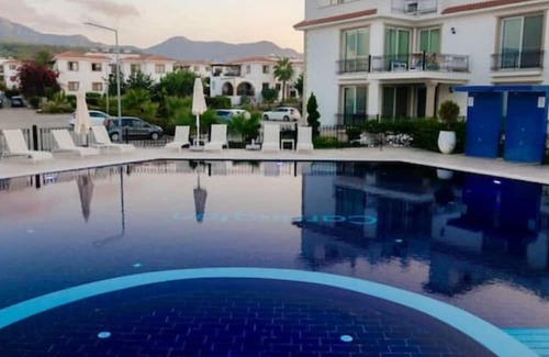 Bahceli Appartement | Quiet apartment: sea view + gym + pool + spa