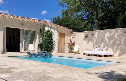 Saint-Quentin-la-Poterie Maison | Maison provençale avec pool house au cœur d'un magnifique village de l'Uzège