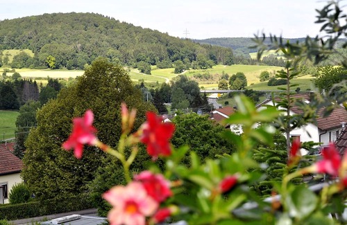 Gomadingen Appartement | Vacation apartment with balcony and wonderful view, quiet location on the edge of the village