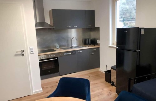 Neuerburg Appartement | Fewo Südeifel - apartment/apartment, shower, WC, 1 bedroom