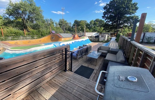 Maplewood Maison | Fiji St. Louis by Cooler BnB - a skateboard paradise