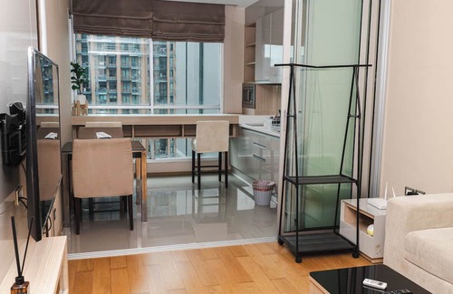Makkasan Appartement | 1BR Luxury Condo Central Asoke Sky Pool & Gym