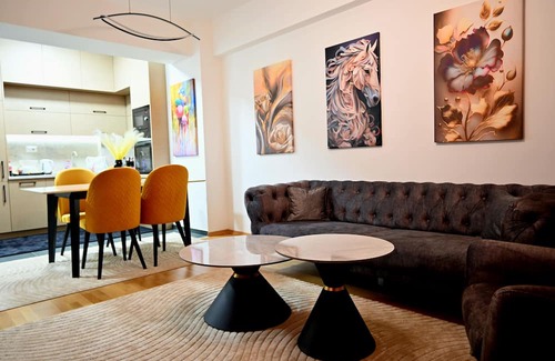 Skopje Region Appartement | Charming 1-bedroom apartment with WiFi, AC in delightful Skopje