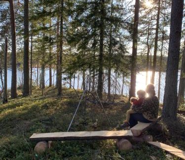 Kongsvinger Autre | Svevetelt på privat holme