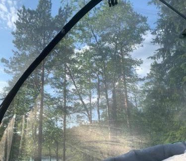 Kongsvinger Autre | Svevetelt på privat holme