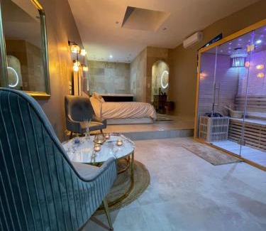 Crouy Appartement | La nuit de rêve Suite privative Jaccuzi Sauna Suite 2