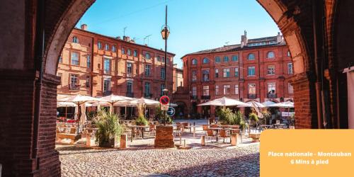 Montauban Appartement | Cosy Maison de ville 100m2 - tout équipé et calme