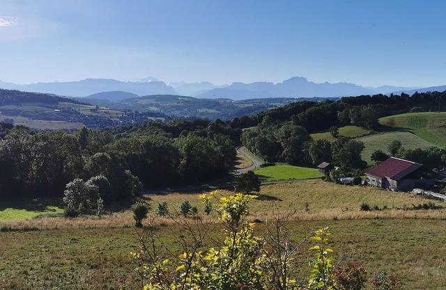 House with splendid views of Mont Blanc and the Alps