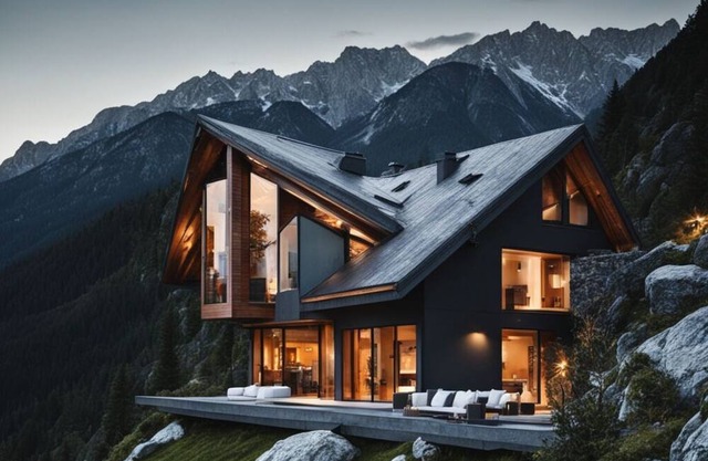 Cozy ski retreat on Tatra Mountain w/artist studio. Human-Friendly!
