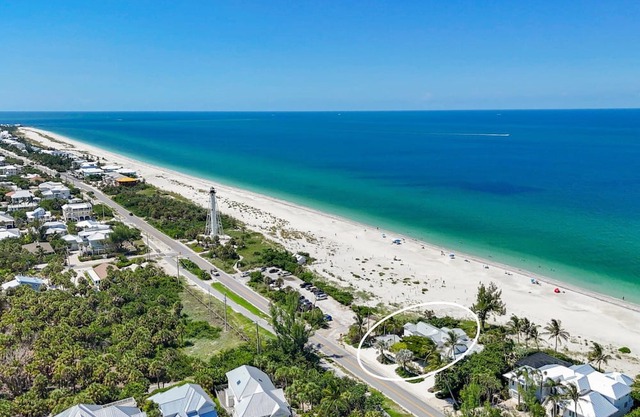 The Seagrape Sanctuary, a 5-bedroom beachfront home in Boca Grande.