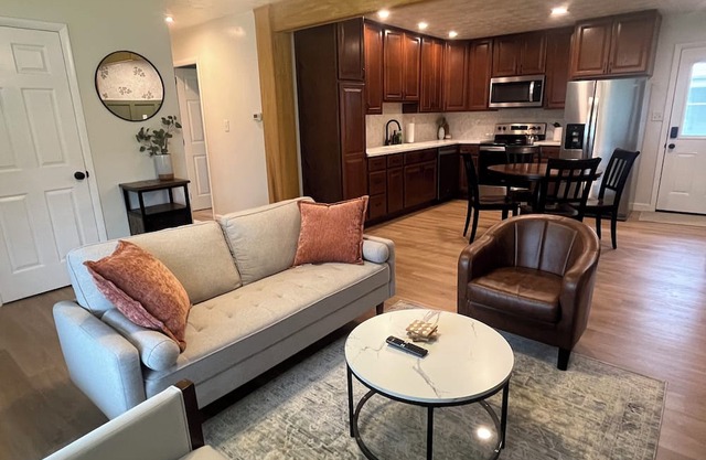 Charming single-story house perfect for getaways or extended stays.