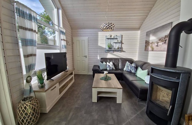 Baltic Sea vacation home Lönneberga with large garden in the Holm vacation park