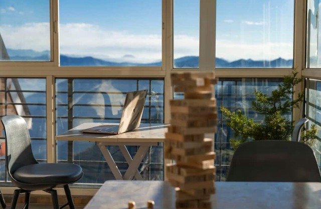 Homely Attic Room with Sunrise and Forest & Mountain Valley Views