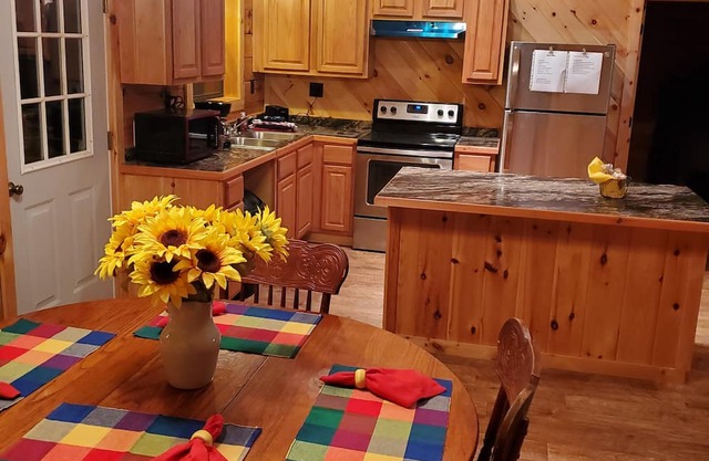 Charming ranch style log cabin with AC in scenic Winona