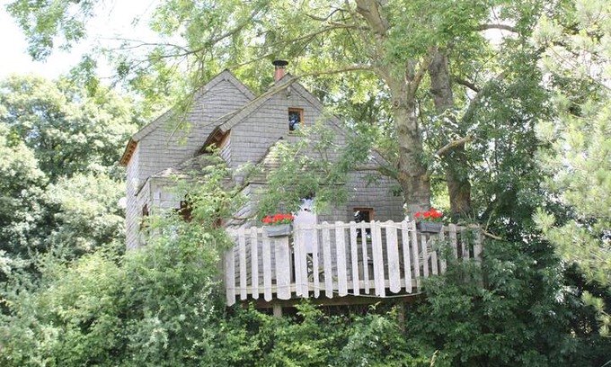 Les Barils Autre | CABANE PERCHÉE AVEC SAUNA PRIVATIF