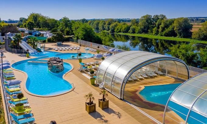 Trogues Maison | Mobilhome 5 p. camping4* Parc des Allais-Touraine