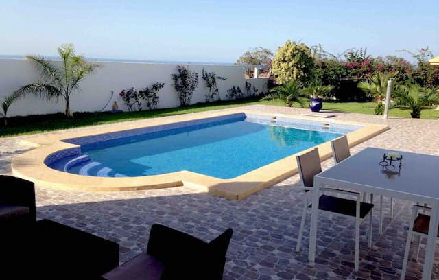 Mediterranean Coast Villa | Villa avec piscine Saadia,cap de l’eau,ras el ma
