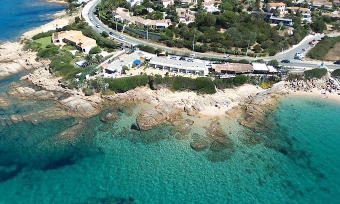 Corse-du-Sud Appartement | Studio pieds dans l'eau plage d'Agosta Porticcio