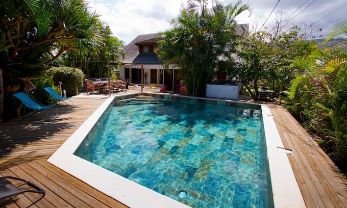 St Gilles-les-Bains Maison | Cocos&co, Villa de charme : jardin, piscine, lagon