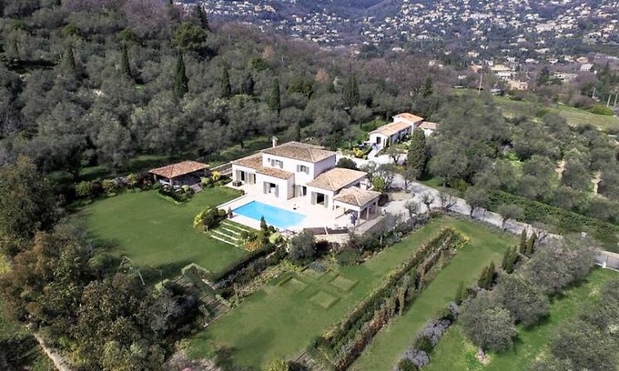 Grasse Villa | Villa de luxe dans oliveraie côte d'Azur, Valbonne