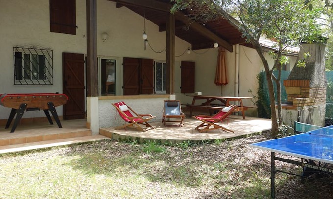 Moliets-et-Maa Maison | Villa pour 6 pers. Au bourg entre océan et nature
