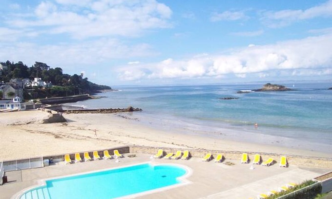Treboul Appartement | D2316-Rés avec piscine directement sur la Plage !