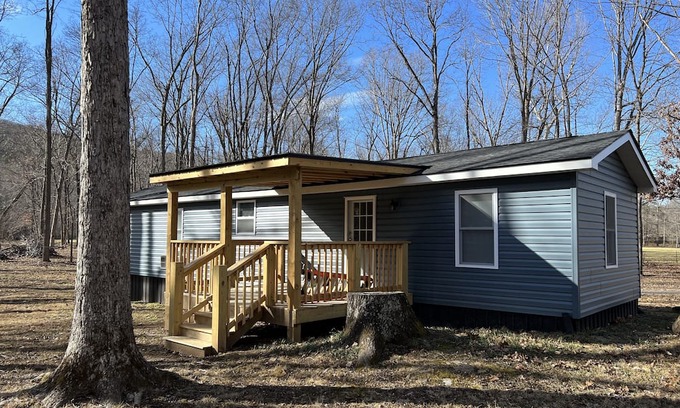 Lyndhurst Maison | Cozy Creekside Home with the National Forest at your back door !