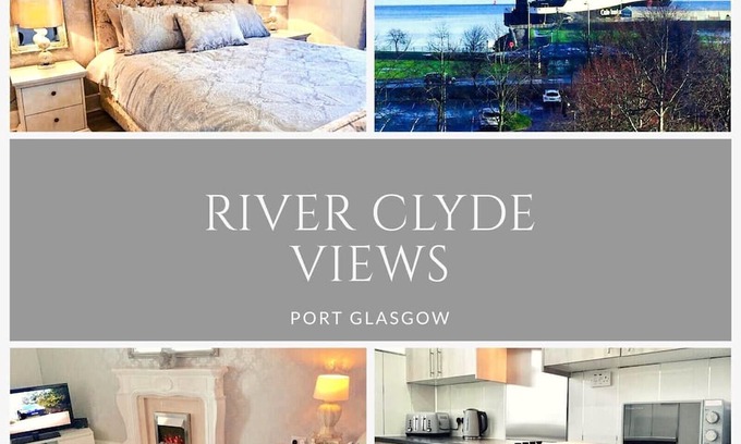 Port Glasgow Appartement | RIVER CLYDE VIEWS - PRIVATE APT, SWIMMING POOL, FITNESS GYM, SAUNA, STEAM ROOM.