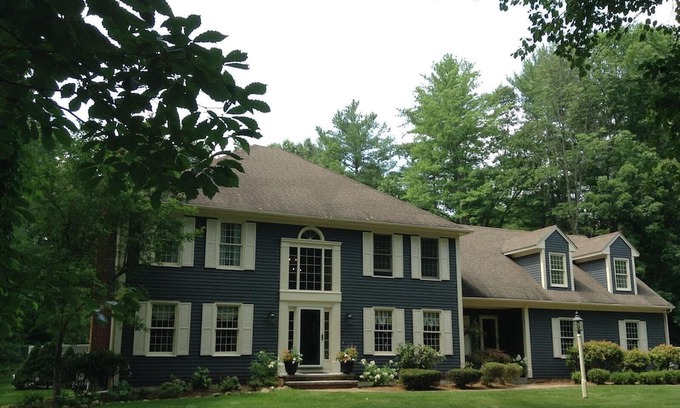 Manchester Maison | Large New England Home with wonderful amenities inside and out.
