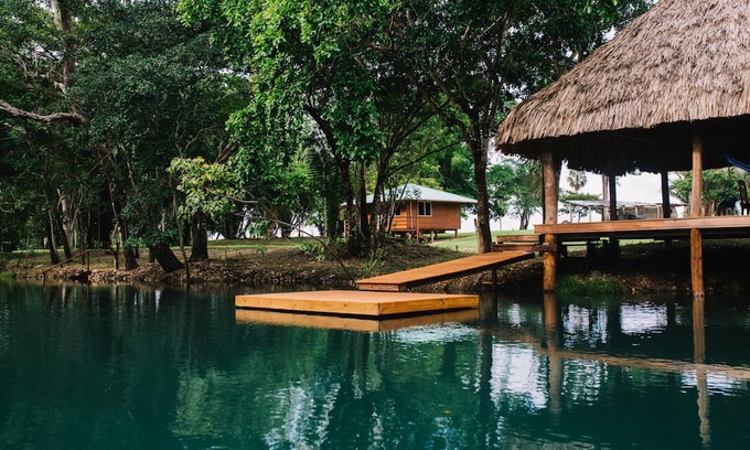 Orange Walk District Cabine | A Cozy cabin along the Rio Bravo River—bird watcher’s paradise with WiFi and AC.