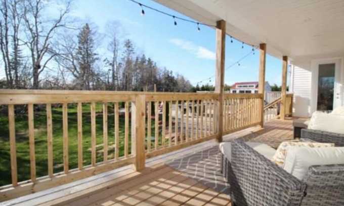Strathgartney Maison | Stunning, private executive pool home in the heart of Prince Edward Island.