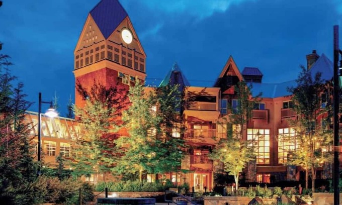 Blackcomb Station Balnéaire | Cozy 2-bedroom resort with AC, fitness room in charming Whistler