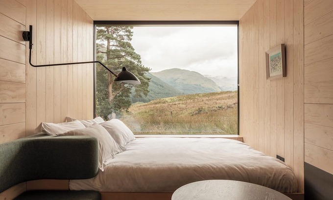 Lochearnhead Cabine | Modern cabin in the woods near Balquhidder