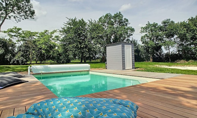 Benon Maison | Gîte 4/6 persons, private heated swimming pool