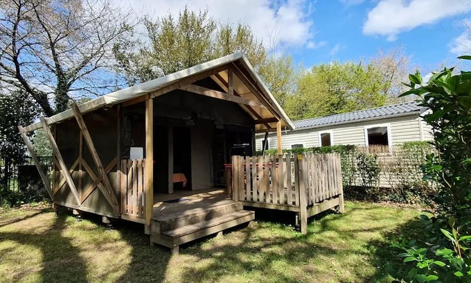Nort-sur-Erdre Maison | Camping du Port Mulon * - SAFARI CABIN - 4 PEOPLE MAX - WITHOUT SANITARY 4 people