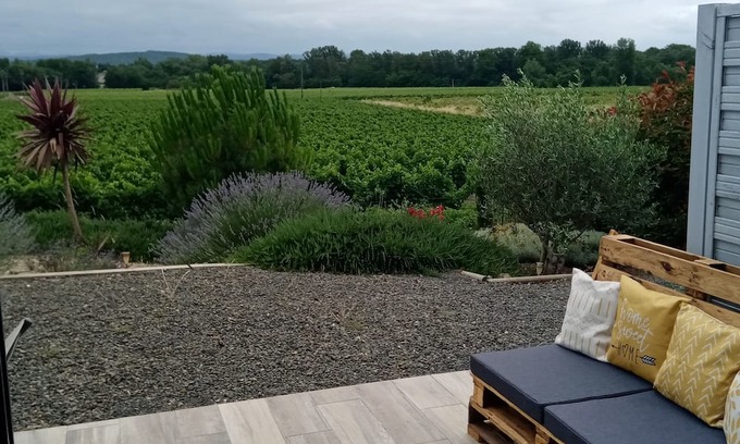 Malvies Maison | Villa Climatisée au Milieu des Vignes Avec son spa