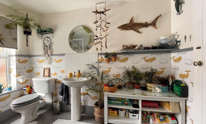 Newhaven Maison | Cosy Double Bedroom TV, microwave and breakfast of cereal & toast, tea & coffee