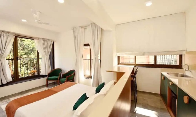 Alto de Porvorim Appartement | Entire Classic Studio in North Goa -with Breakfast
