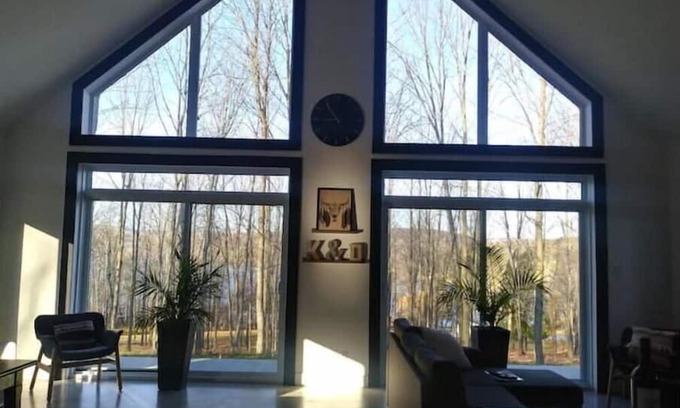 St-Ferdinand Chalet De Ski | Chalet en Forêt Avec Plage