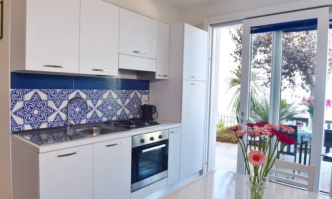Giungano Appartement | Ferienwohnung Felice 3 in Castellabate mit Meerblick und Privater Terrasse