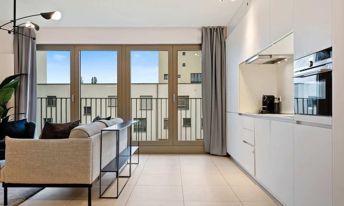 Sanem Appartement | Spacious 2BR in Belval - City Views & Smart TV