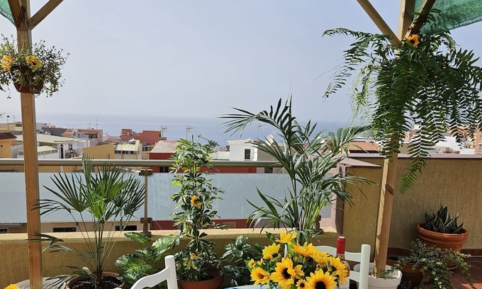 Alcala Appartement | Vacation Apartment 'Ático Alcala Bella Vista' with Sea View, Balcony and Wi-Fi