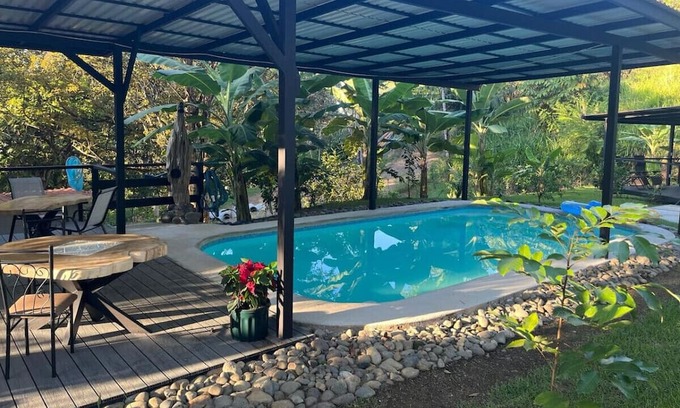 Uvita Cabine | Modern Jungle Cabana#9 - 4 Bedrooms with 2 King, 2 bunk beds and 2 bathrooms!