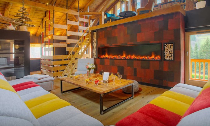 Le Petit-Bornand-les-Glieres Chalet De Ski | Chalet 1703 - Designer luxury stay for 12 with spa - OVO Network