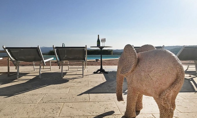 Cretaio Maison | Schönes, Ruhiges Rustico mit Pool, Garten & Fantastischem Ausblick
